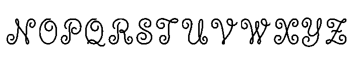 Arhop Regular Font LOWERCASE