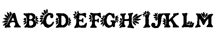Aribelle Regular Font UPPERCASE
