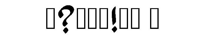 Aridn Regular Font OTHER CHARS