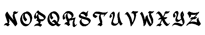 Aridn Regular Font LOWERCASE
