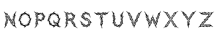 Ariel Regular Font UPPERCASE