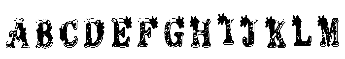 Arien Regular Font UPPERCASE