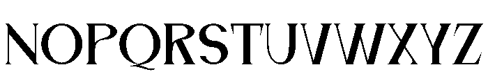 Arilinia Font UPPERCASE