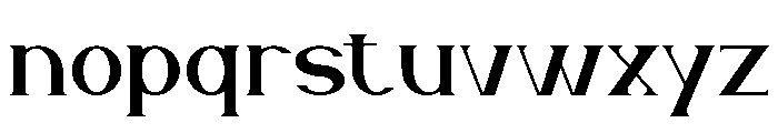 Arilinia Font LOWERCASE