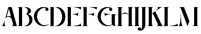 Ariliva Font UPPERCASE