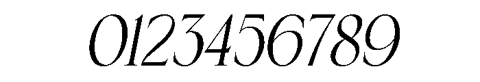 Arimels-Oblique Font OTHER CHARS