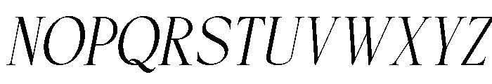 Arimels-Oblique Font UPPERCASE
