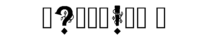 Aristea Regular Font OTHER CHARS