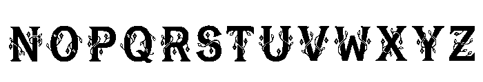 Aristea Regular Font UPPERCASE