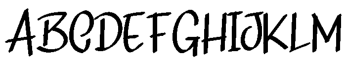 Arivale Font UPPERCASE