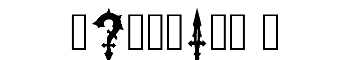 Arixen Regular Font OTHER CHARS