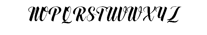 Arizonia Font UPPERCASE