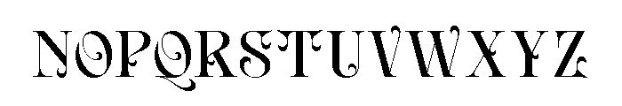 Ark Raised Regular Font LOWERCASE