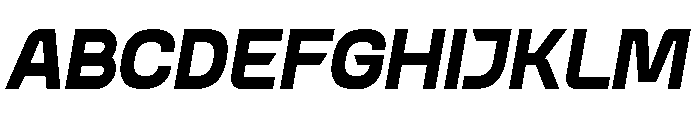 Arkane Slanted Font UPPERCASE
