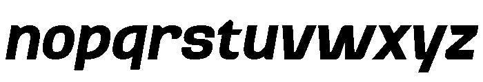 Arkane Slanted Font LOWERCASE