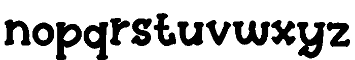 Armadillo Font LOWERCASE