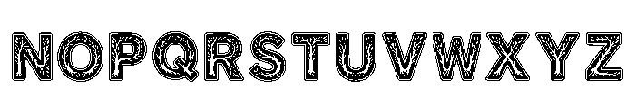Armer Regular Font UPPERCASE