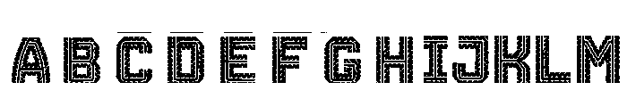 Armor Regular Font UPPERCASE