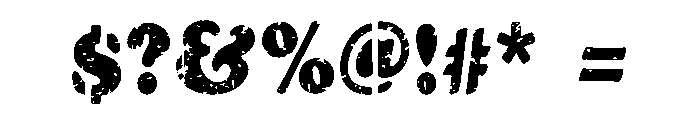 Army Box AB Font OTHER CHARS
