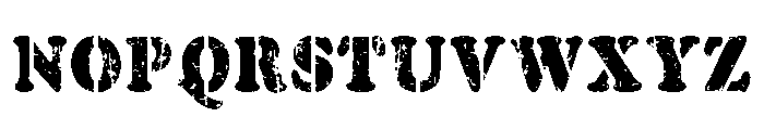 Army Box AB Font LOWERCASE