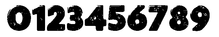 Army Bubble Font OTHER CHARS