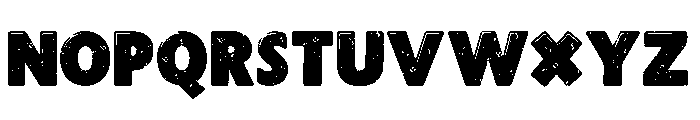 Army Bubble Font LOWERCASE