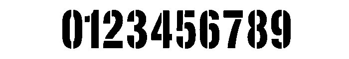 Army Force Font OTHER CHARS