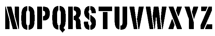 Army Force Font UPPERCASE