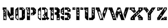 Army Military Font LOWERCASE