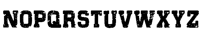 Army Vintage Regular Font UPPERCASE