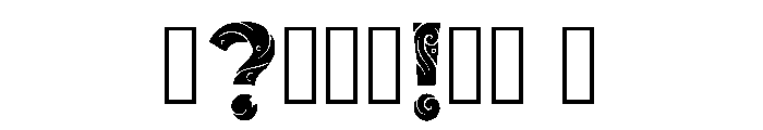 Arnic Regular Font OTHER CHARS