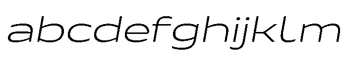 Arnovia Expanded Oblique ExtLt FONT