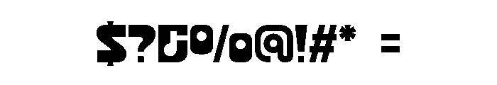 Aroin Regular Font OTHER CHARS