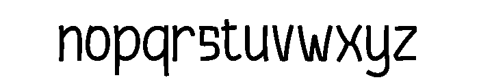 Aroline Regular Font LOWERCASE