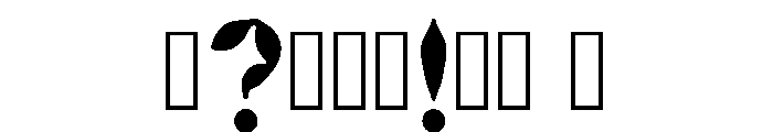 Aroni Regular Font OTHER CHARS