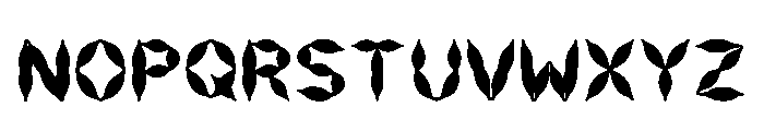 Aroni Regular Font UPPERCASE