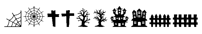 Around Halloween Regular Font OTHER CHARS