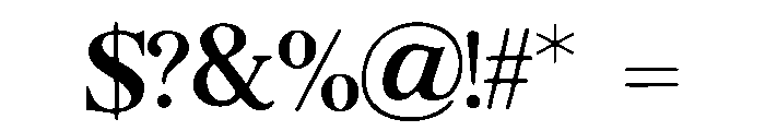 Aroura Font OTHER CHARS