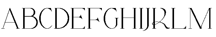 Arphine Dalton Font UPPERCASE