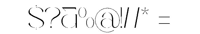 Arsenov Font OTHER CHARS