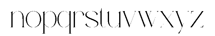 Arsenov Font LOWERCASE