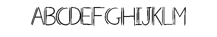 Art Deco Handwriting By Regular Font UPPERCASE