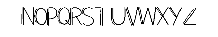 Art Deco Handwriting By Regular Font LOWERCASE