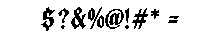 Arthevorn Font OTHER CHARS