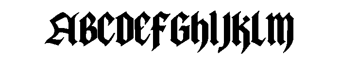 Arthevorn Font UPPERCASE