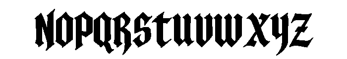 Arthevorn Font UPPERCASE