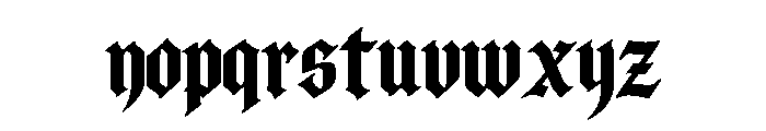 Arthevorn Font LOWERCASE