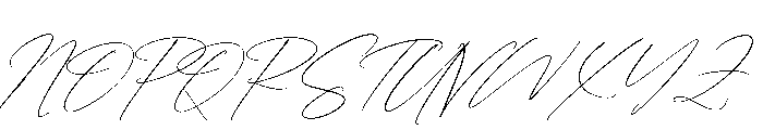 Arthur Meridian Italic Font UPPERCASE