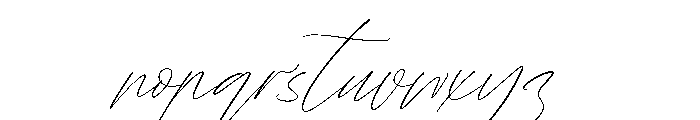 Arthur Meridian Italic Font LOWERCASE