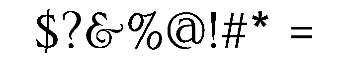 Artia Font OTHER CHARS